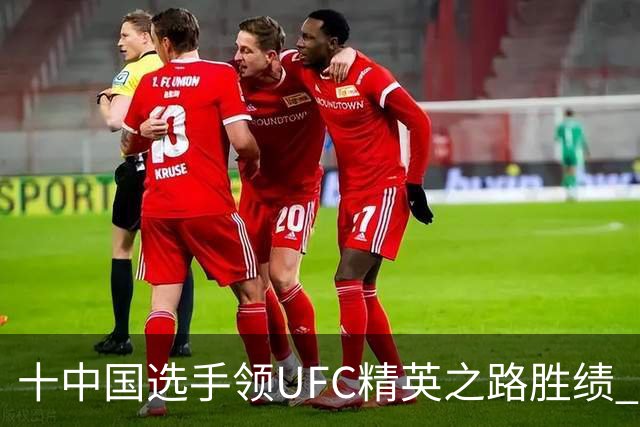 十中国选手领UFC精英之路胜绩 王聪获UFC合同